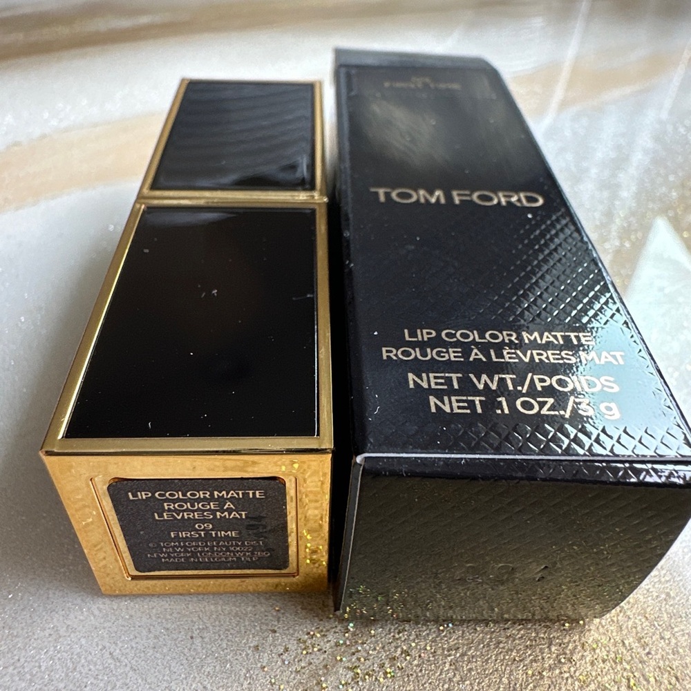 Tom Ford Lip Color Matte Lipstick 09 FIRST TIME 3g / 0.1 oz Full Size NEW in Box